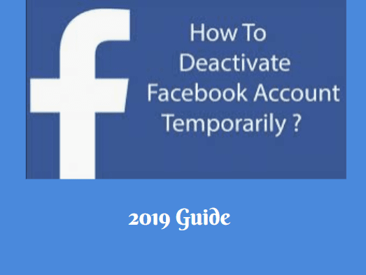 How to Deactivate Account on Facebook Temporarily
