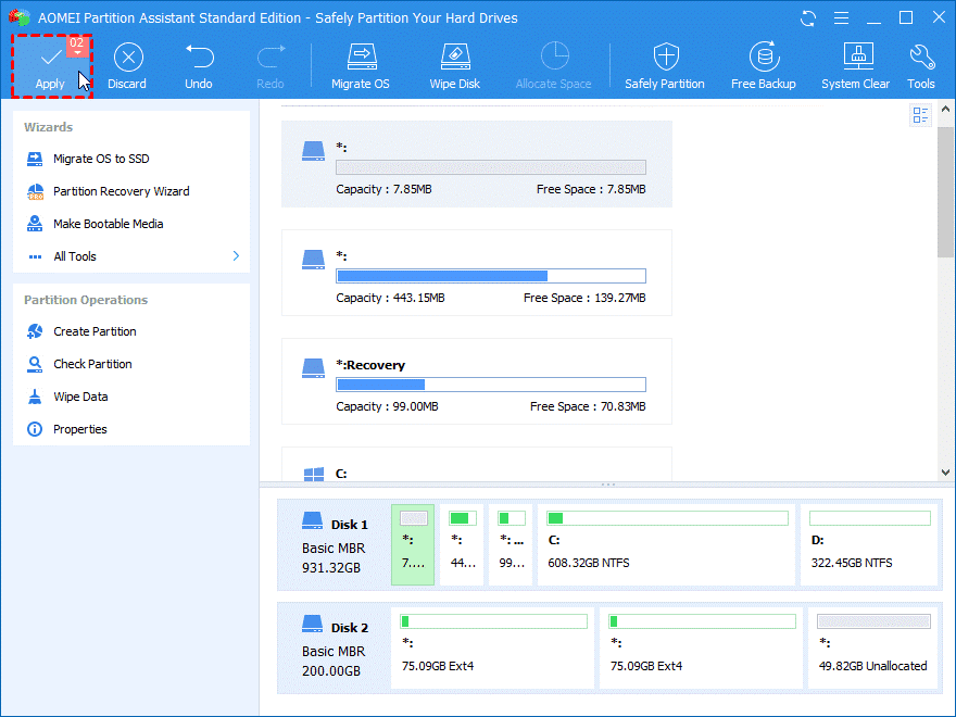 System Partition on Windows 10