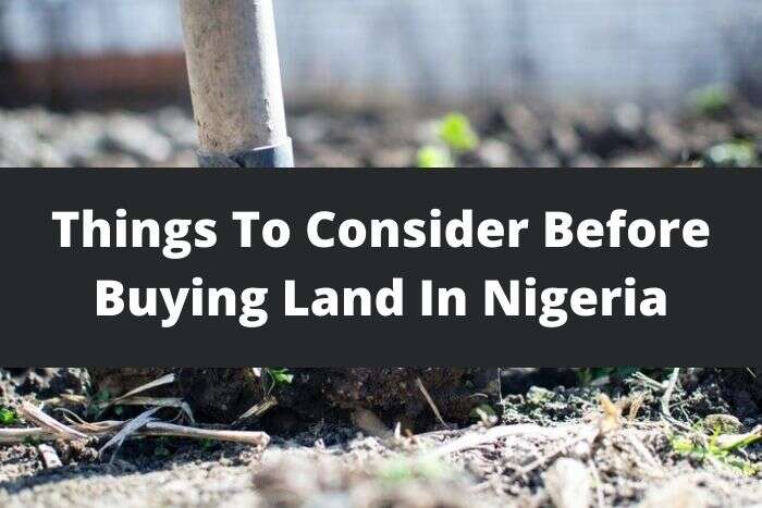 Things To Consider Before Buying Land In Nigeria