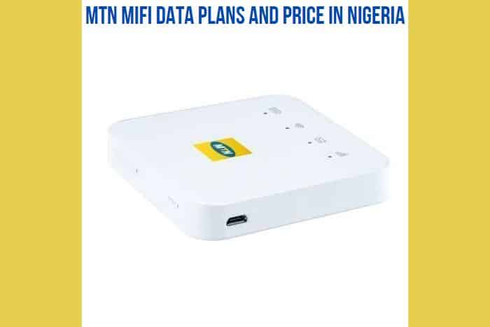 Mtn Mifi Data Plans and Price in Nigeria