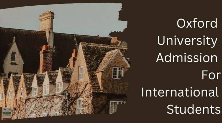 Oxford University Admission For International Students