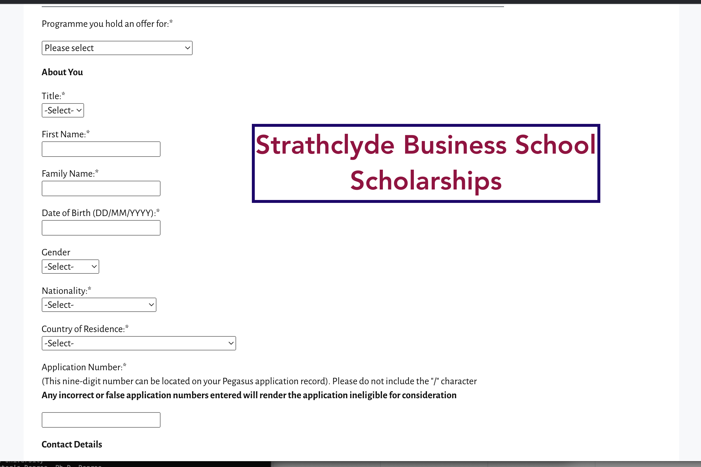 University of Strathclyde Deans Excellence Scholarships 2024 – Apply Now