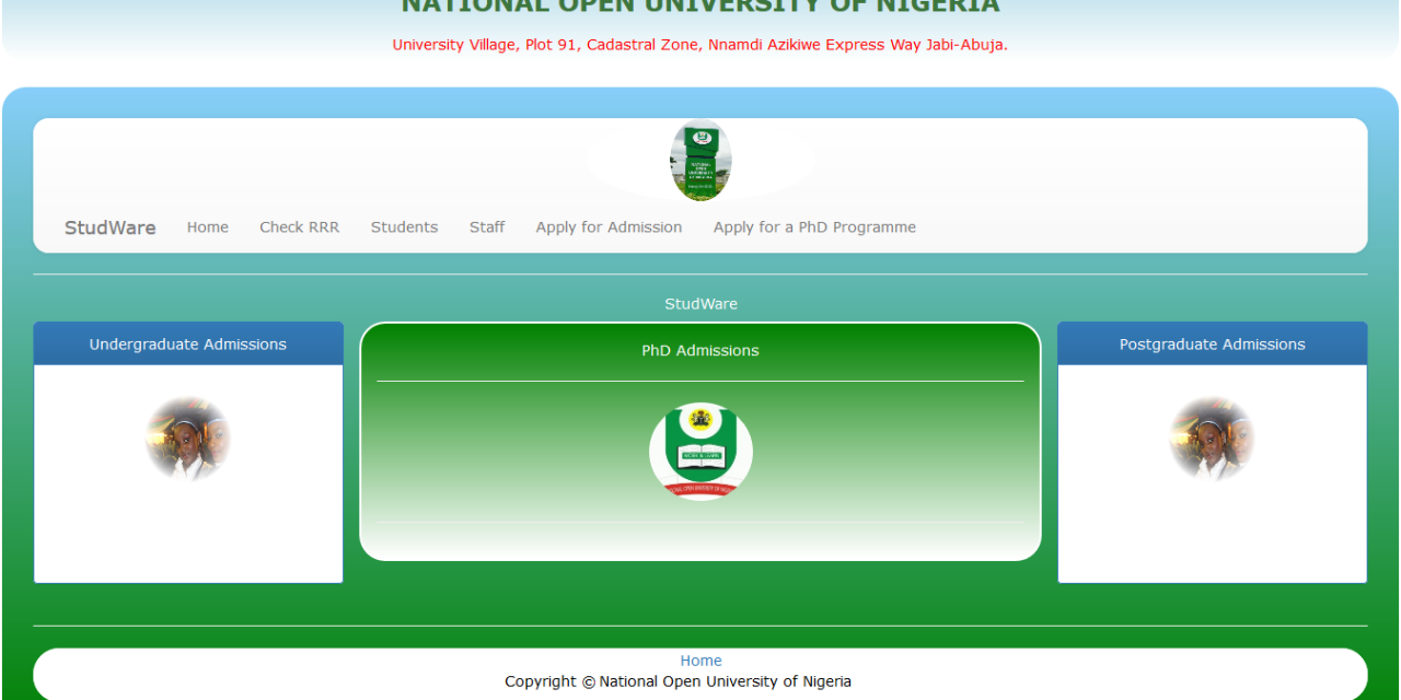 www.nouonline.net, the National Open University Student Login Portal